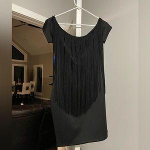 Fitted fringe dress